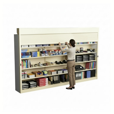 Shelving Security Doors and Shutters 144''W x 4''D - 079144TOP SMS-08-V89-079144TOP