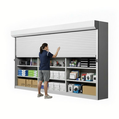 Shelving Security Doors and Shutters 144''W x 4''D - 091144FRT SMS-08-V89-091144FRT