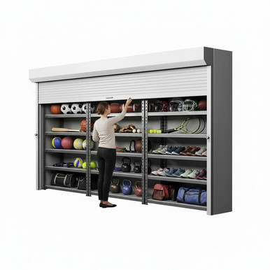 Shelving Security Doors and Shutters 144''W x 4''D - 100144FRT SMS-08-V89-100144FRT