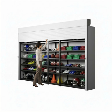 Shelving Security Doors and Shutters 144''W x 4''D - 100144TOP SMS-08-V89-100144TOP
