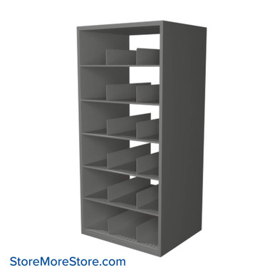 Rolled Blueprint Storage Shelving 36''W x 36''D x 76''H - PD363676-7 SMS-08-V25-PD363676-7