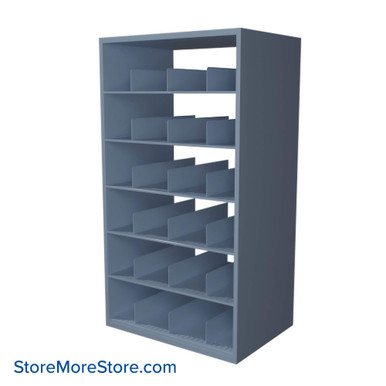 Rolled Blueprint Storage Shelving 30''W x 30''D x 76''H - PD303076-9 SMS-08-V25-PD303076-9
