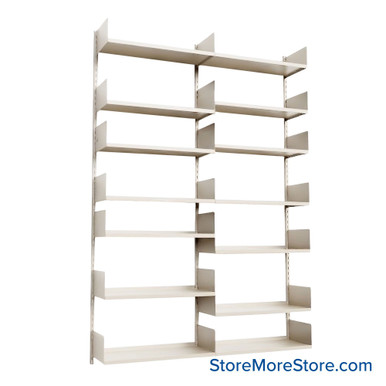 Wall Mounted Shelves 72''W x 12''D x 90''H - WSS-0236-9012 SMS-08-V35-WSS-0236-9012