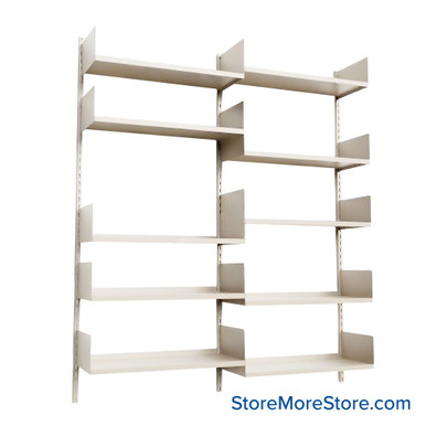Wall Mounted Shelves 60''W x 10''D x 78''H - WSS-0230-7810 SMS-08-V35-WSS-0230-7810