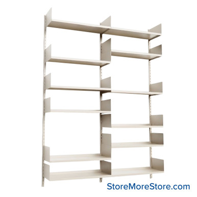 Wall Mounted Shelves 60''W x 10''D x 84''H - WSS-0230-8410 SMS-08-V35-WSS-0230-8410