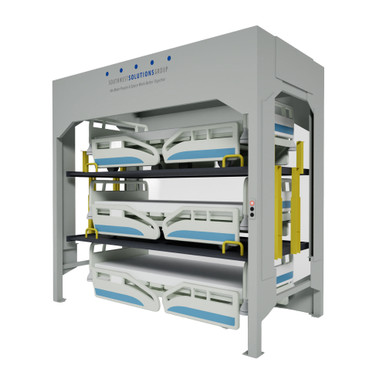 Three High Side Load Hospital Bed Storage Lift SMS-09-V01-SSG-UL3S