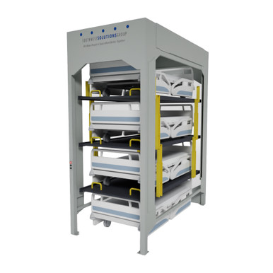 Four High Front Load Hospital Bed Storage Lift SMS-09-V01-SSG-UL4F