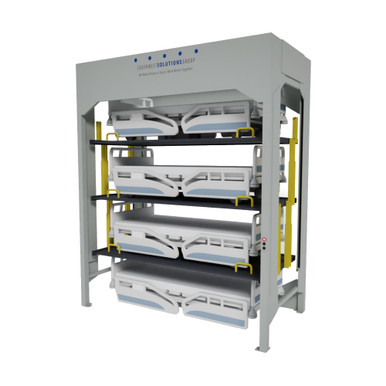 Four High Side Load Hospital Bed Storage Lift SMS-09-V01-SSG-UL4S