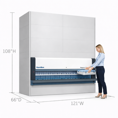 Vertical Carousel Storage System for Healthcare and Sterile Storage