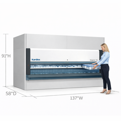 SPD Vertical Carousel Storage System for Healthcare and Sterile Storage