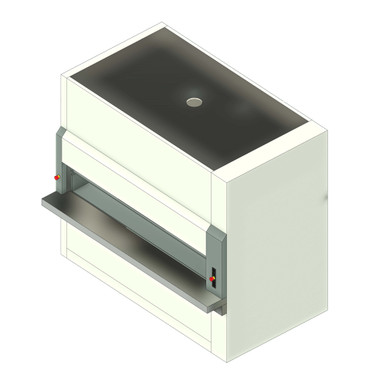 Vertical Carousel Storage System for Healthcare and Sterile Storage - Wide Mid Height SMS-03-V159-350.2.2850.5.305.12