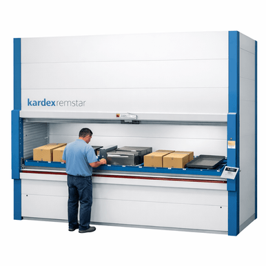 Kardex Shuttle XLD 500 Vertical Lift Module 96 x 34 Medium Duty Storage Trays SMS-806-V159-XLD-500-96x34-Medium