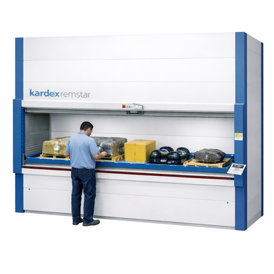 Kardex Shuttle XLD 500 Vertical Lift Module 120 x 34 Heavy Duty Storage Trays with Large Lip SMS-806-V159-XLD-500-120x34-Strong-Lip