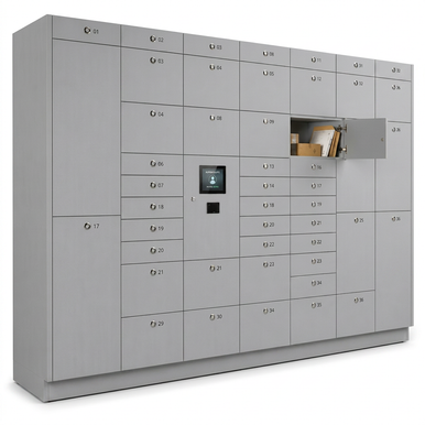 36 Opening Smart Student Package Locker System for Universities and Colleges