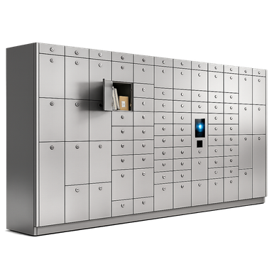 50 Opening Smart Student Package Locker System for Universities and Colleges