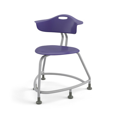 360 Chair with Back and Glides - Navy SMS-05-V158-TS1G0.18PL.8J