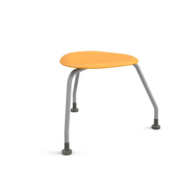 360 Backless 3 Leg Chair with Glides Orange SMS-05-V158-TS3G0.18PL.8F