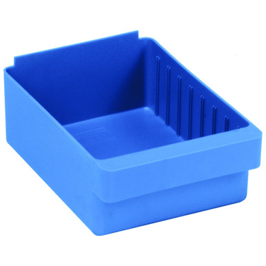 Super Tuff Euro Drawer - 8.38'' W x 11.63'' D x 4.63'' H - Blue - Case ...