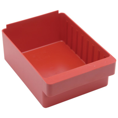 Super Tuff Euro Drawer - 8.38'' W x 11.63'' D x 4.63'' H - Red - Case of 24