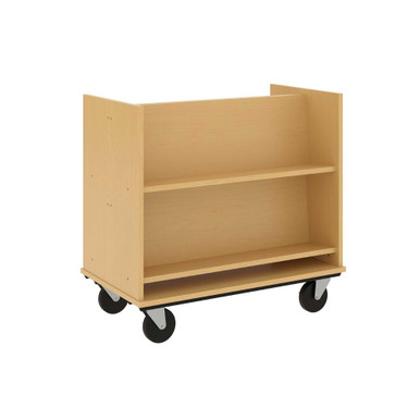 36 inch Mobile Book Utility Cart SMS-04-V127-88506-Z36
