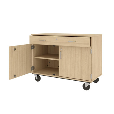 36 inch Two-Door Mobile Storage Cabinet with Drawer SMS-04-V127-80430-F36
