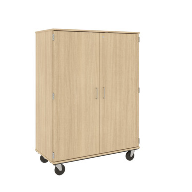 67 inch Tall Mobile Wardrobe and Shelf Storage Cart SMS-04-V127-80603-F67