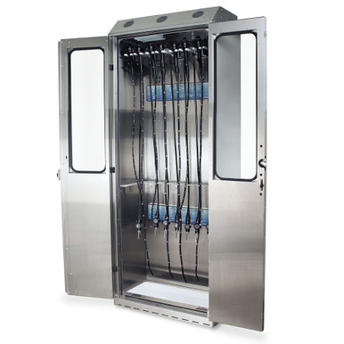 Stainless Steel Scope Drying Cabinet with Lumen Drying, 15 Capacity SMS-01-V68-SCSS8036DRDP-14-DSS3316