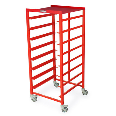 Scope Transit Cart with Eight Tray Capacity for Safe Scope Transport SMS-01-V68-STC-AL8