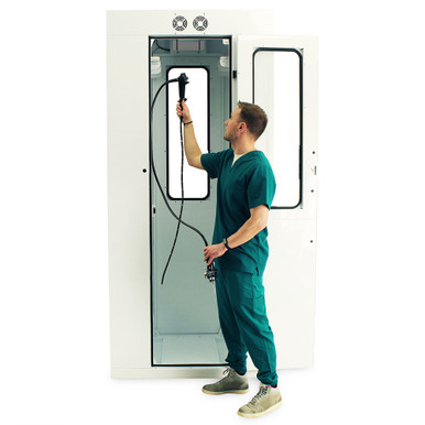 Pass-Through Scope Drying Cabinet with HEPA Airflow, 10 Capacity SMS-01-V68-SC80WTDRDP-10