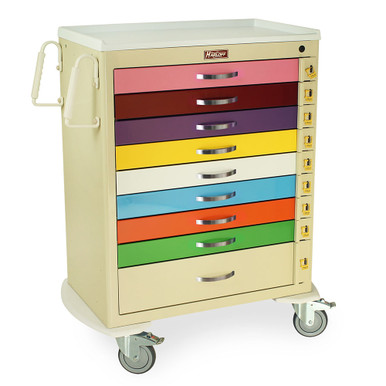 Pediatric Crash Cart with Breakaway Locks SMS-04-V68-MDS3030B09PED