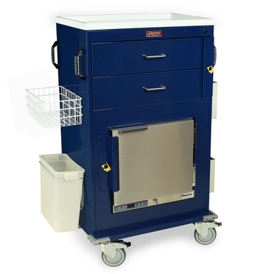 Malignant Hyperthermia Cart With Refrigerator And Breakaway Lock, 39" High SMS-04-V68-MH5216B
