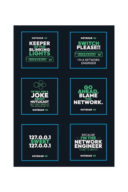 Sticker Sheet (Netgear AV)