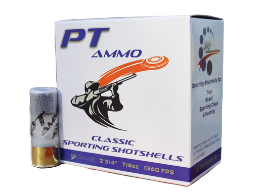 premium sporting ammunition, sporting clays, trap shooting, skeet shooting, 12 gauge sporting clays, federal top gun, cheap shotgun shells, b and p ammo, winchester super target, PT ammo