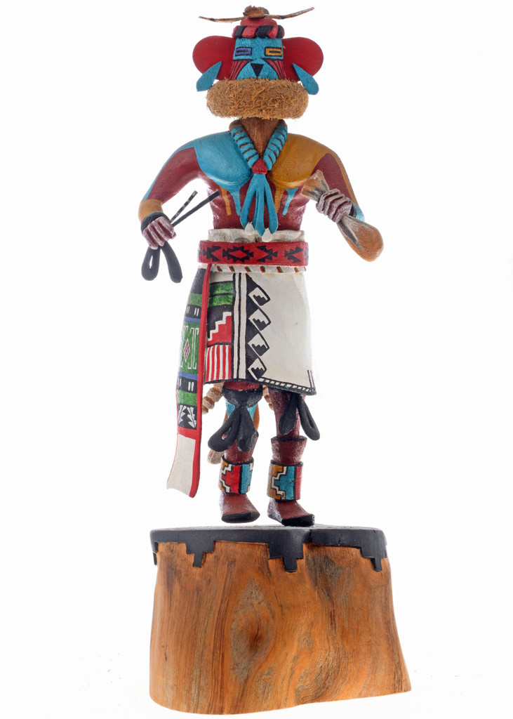 Hopi Leonard Taho II Initiation Vintage Kachina Doll 22503