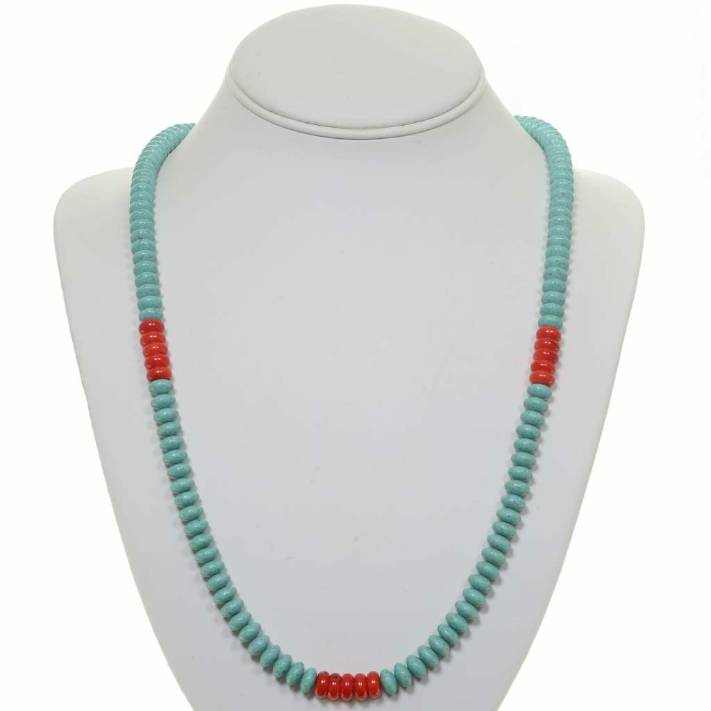 turquoise and coral jewelry