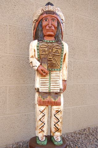 Thunderbird Chief Cigar Store Indian by Frank Gallagher 3 Feet Tall 0480