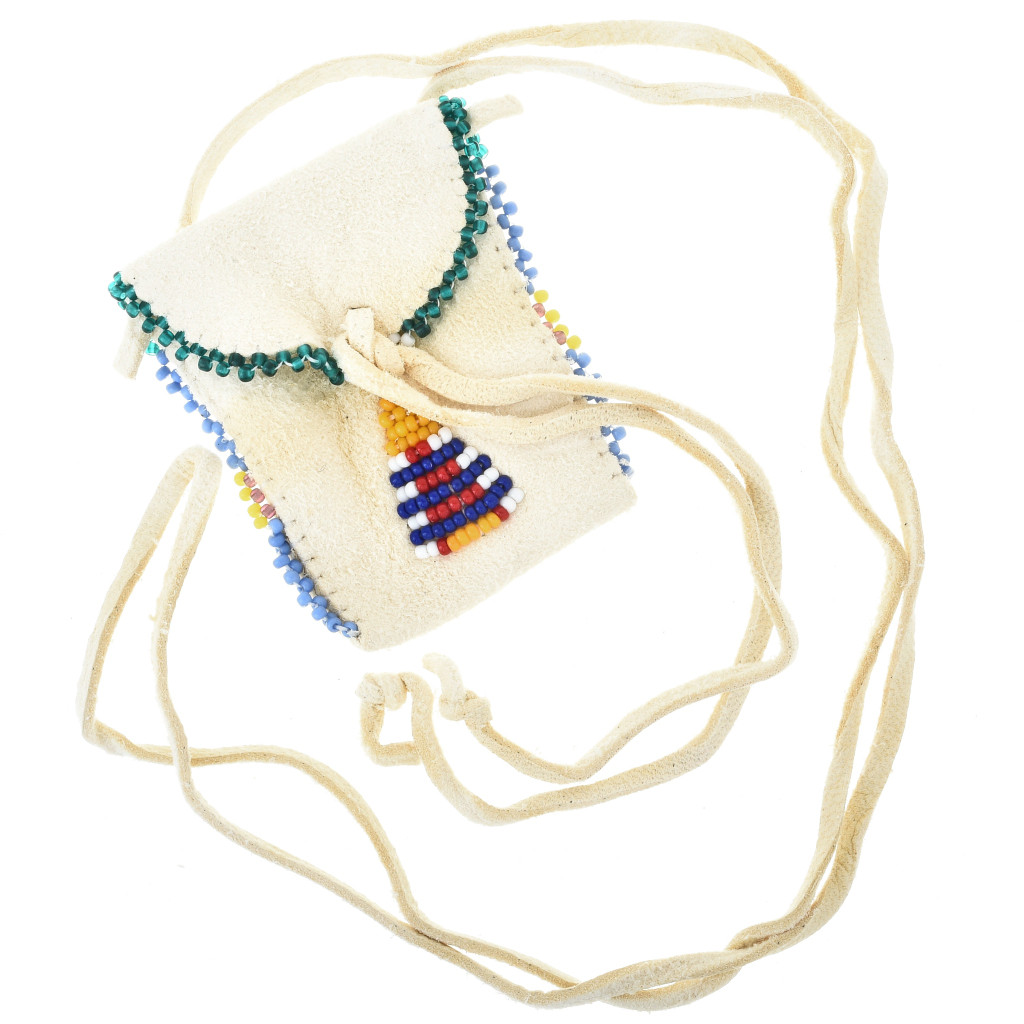 Beaded Buckskin Indian Medicine Prayer 