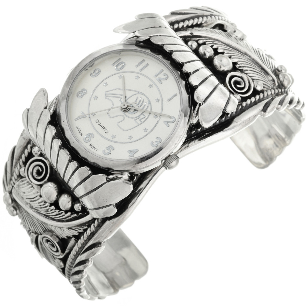 Navajo Mens Sterling Watch Cuff 31481