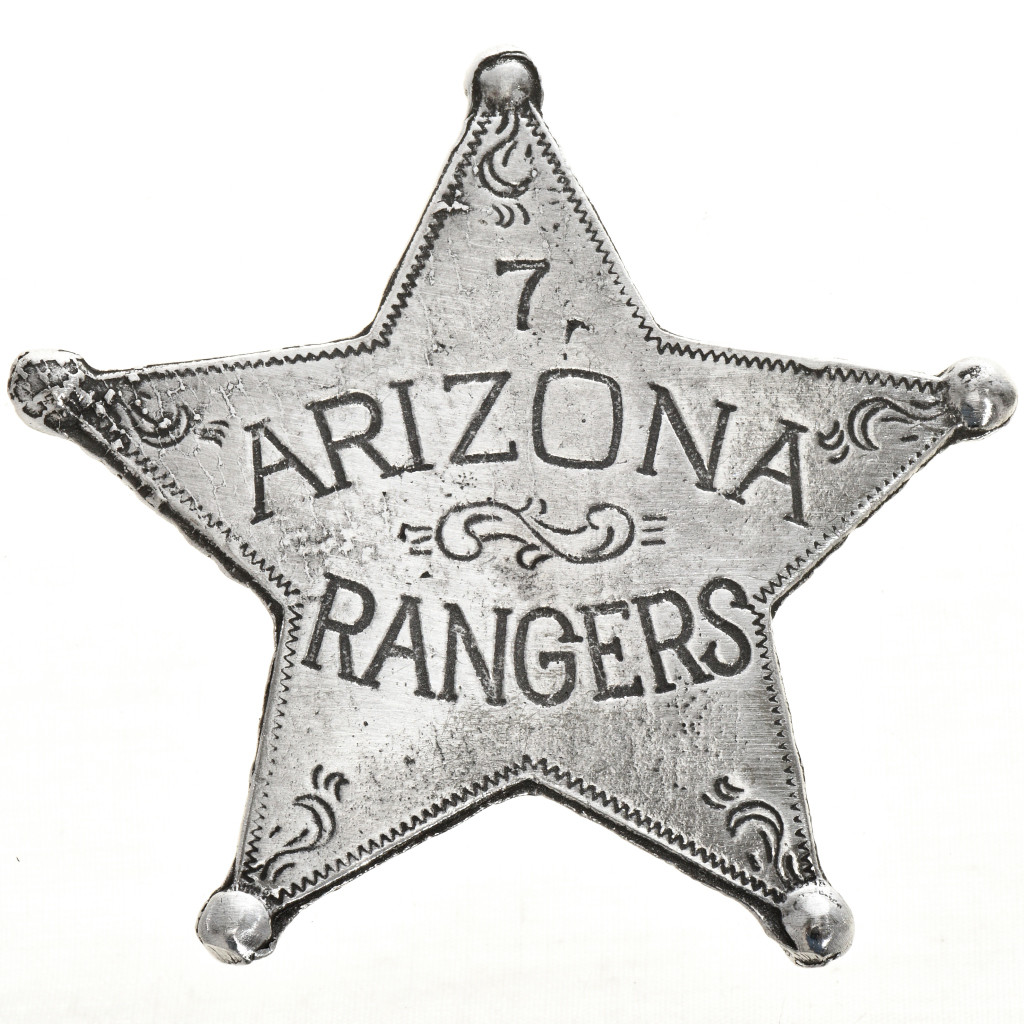 Arizona Rangers Western Silver Badge Heroes Of the West 2703