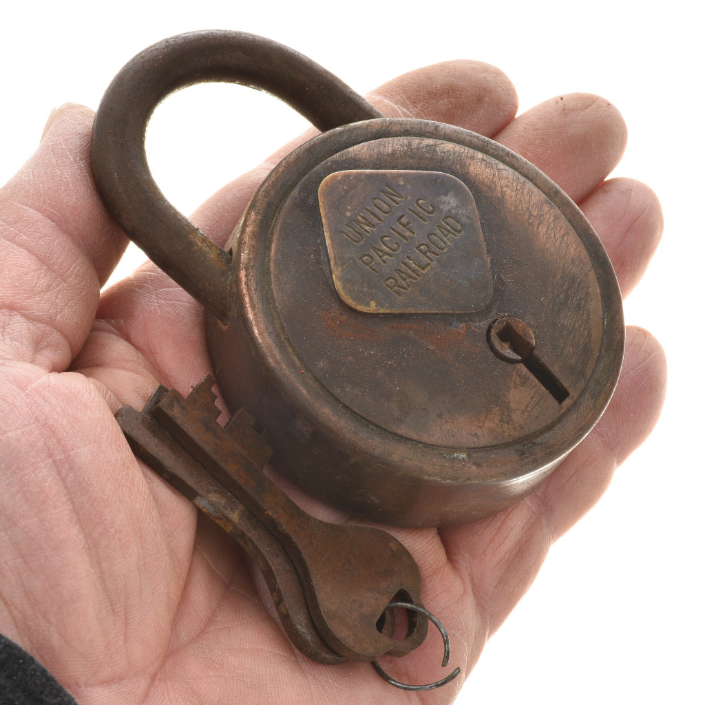 Old Western Union Pacific Railroad Padlock Keys Replica Set