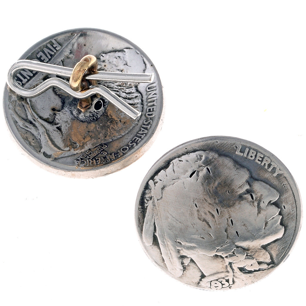 silver coin buttons