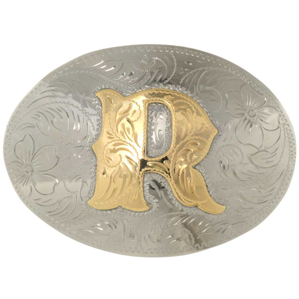 belt buckles with initials