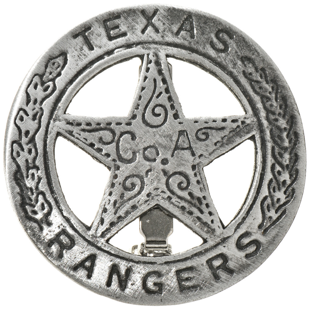 Old West Historic Replica Badge: Texas Rangers Star