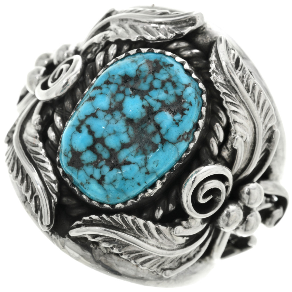 Navajo SILVER925 BIG STONE TRIBAL RING/シルバー/リング Tribe Ring 
