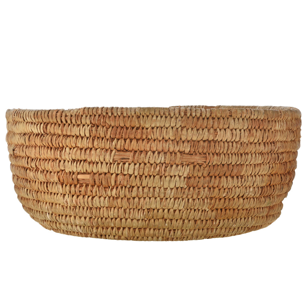 Vintage Papago Indian Handwoven Basket 21472