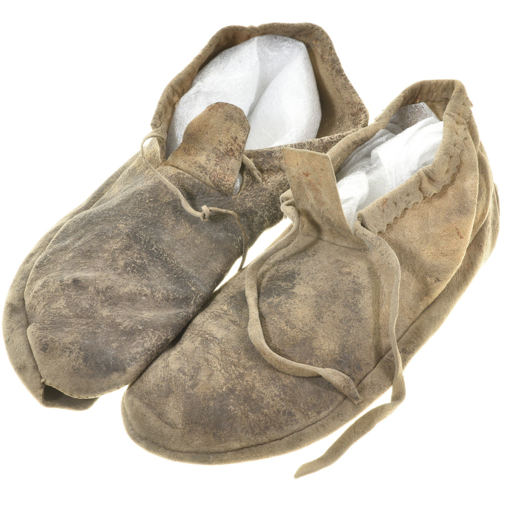 antique indian moccasins