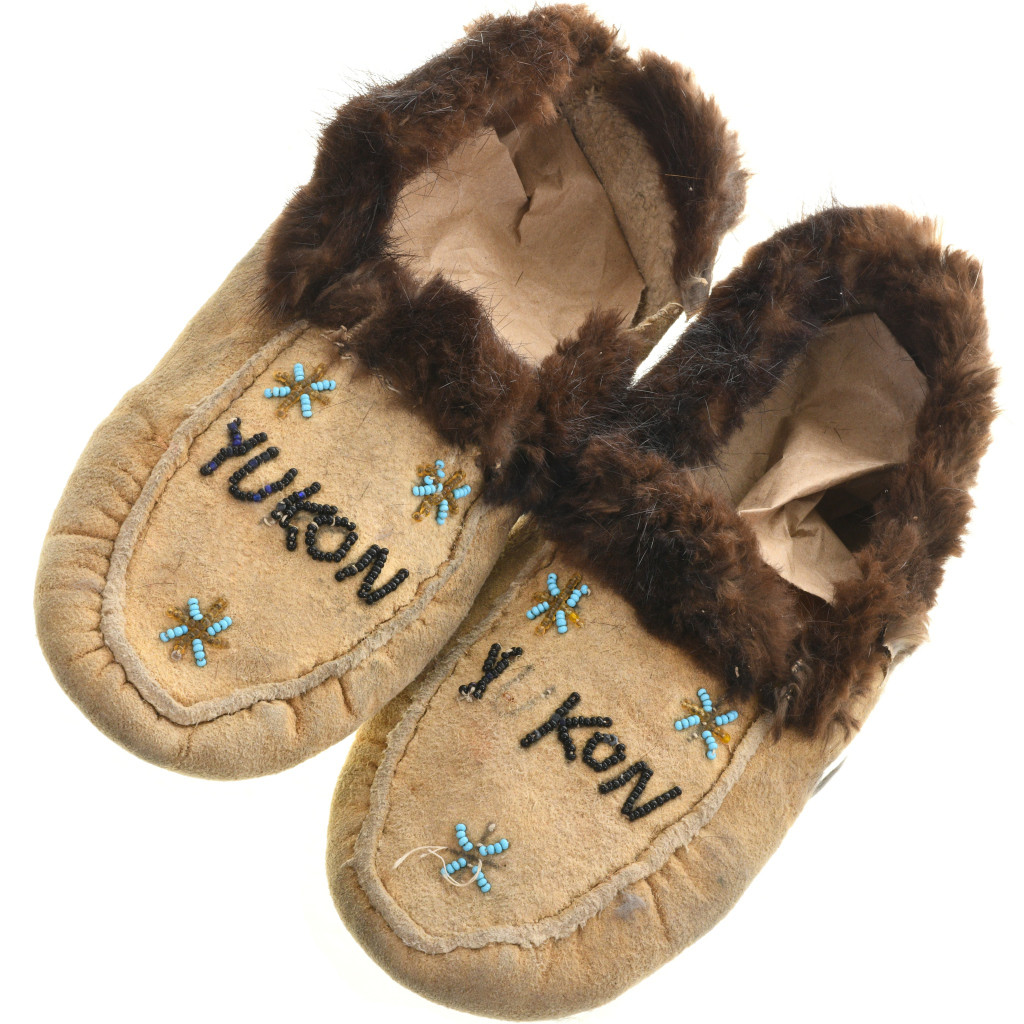 fur moccasins
