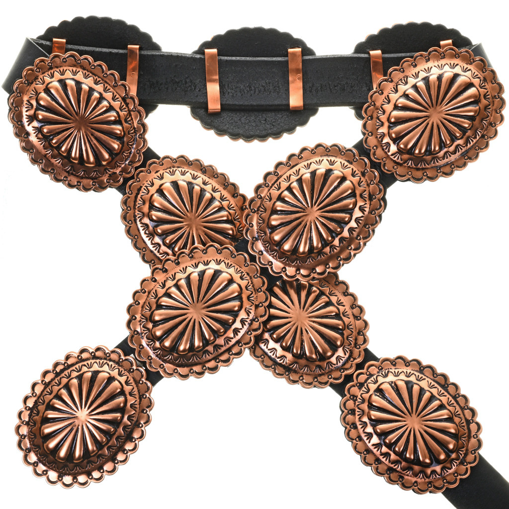 copper concho belt