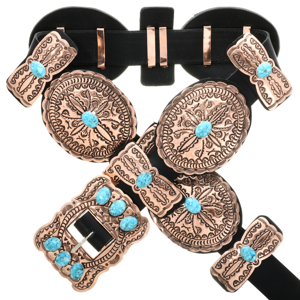 copper concho belt