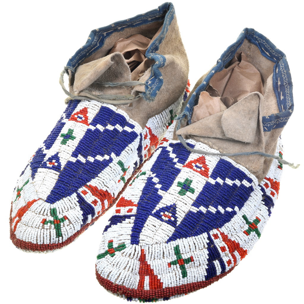 sioux beaded moccasins